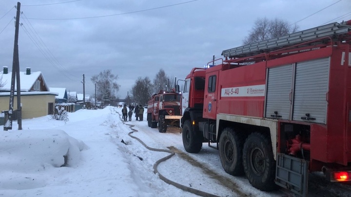 В Курлово на пожаре нашли тело мужчины