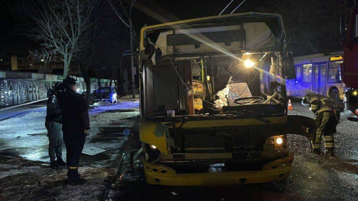 В Киеве прогремел взрыв в пассажирском автобусе