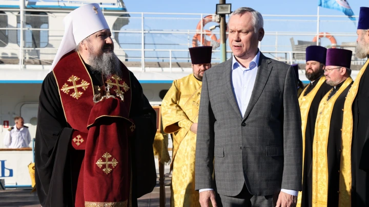 Духовно-просветительская акция «Корабль-церковь Святой апостол Андрей Первозванный» началась в Новосибирской области