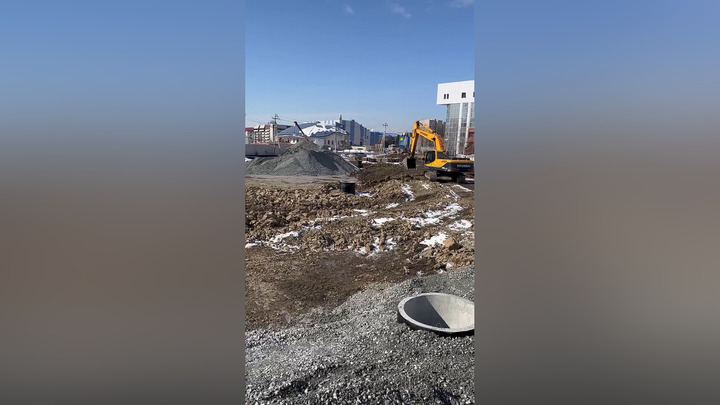В Кемерове на Театральном мосту идет активная фаза строительства