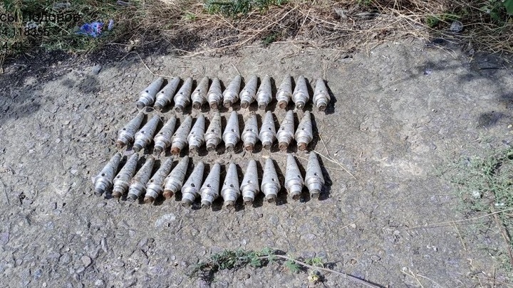 Полиция уничтожила схрон с боеприпасами в Херсонской области