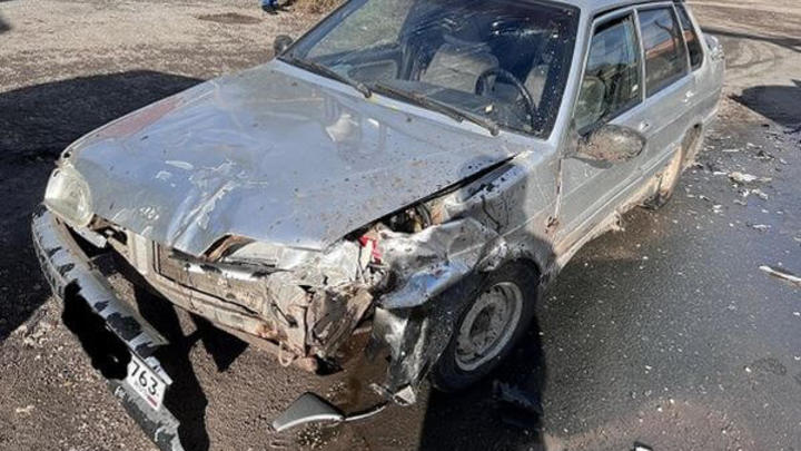 В Сызрани пьяный водитель устроил аварию, пострадала женщина