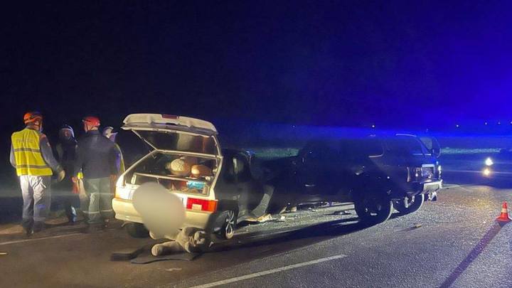 В Крымском районе после жёсткого лобового ДТП погибли два пассажира