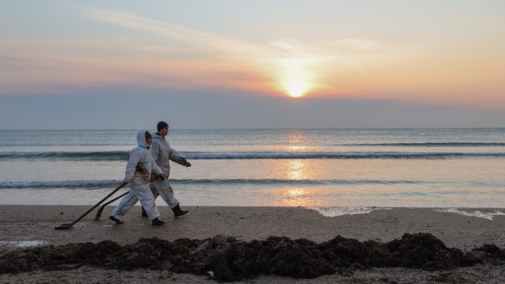 Морспасслужба на Кубани тестирует новые технологии сбора мазута