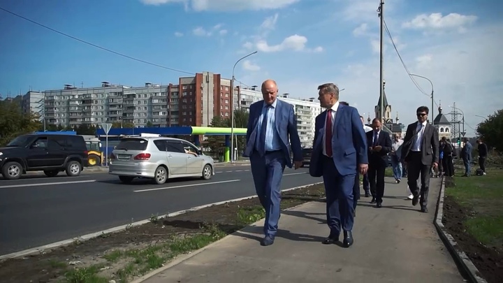 Строительство дороги на Родниках завершено в Новосибирске