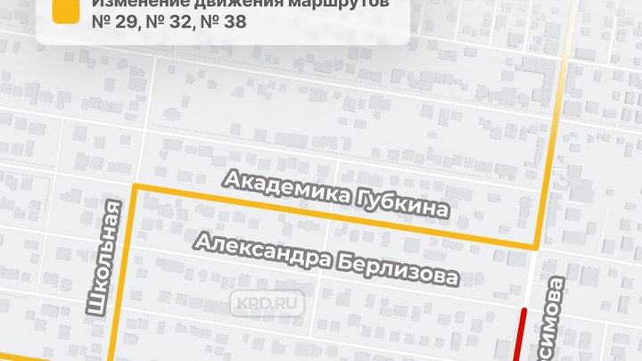 Схема движения трёх автобусных маршрутов изменится в пос. Северном