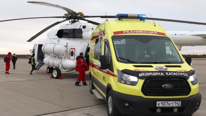 Первый вертолет санитарной авиации Ми-8 появился в Кузбассе