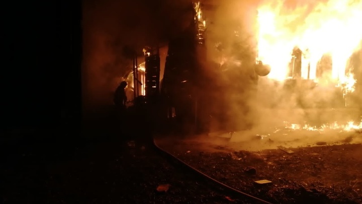 В Вязниковском районе сгорел дом