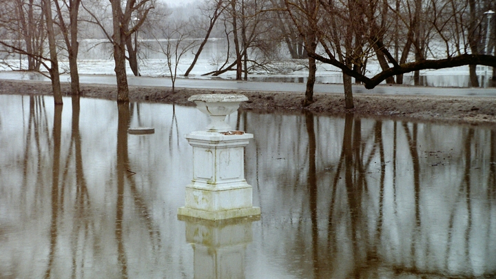 В Оренбуржье Ириклинское водохранилище увеличило сброс воды 3 апреля