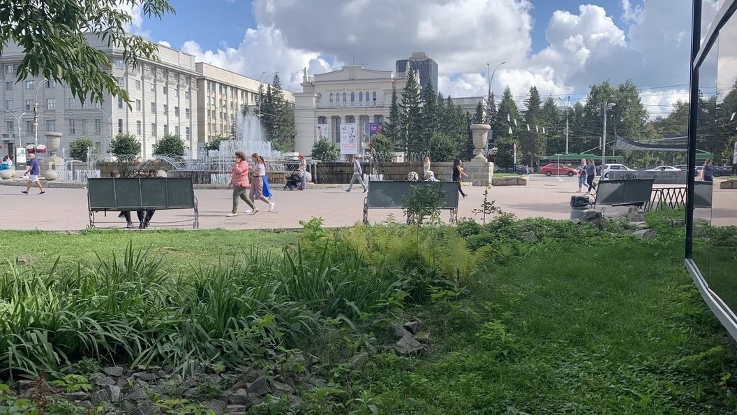 Первомайский сквер новосибирск фото В мэрии Новосибирска озвучили сроки реконструкции Первомайского сквера