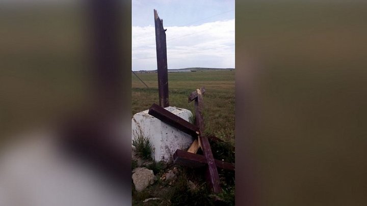 В Челябинской области вандалы сломали два поклонных креста