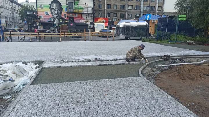 Мэрия Новосибирска пообещала закончить реконструкцию Первомайского сквера в октябре