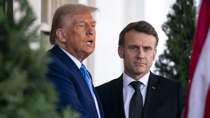 Мир, но не любой ценой: Макрон попытался надавить на Трампа