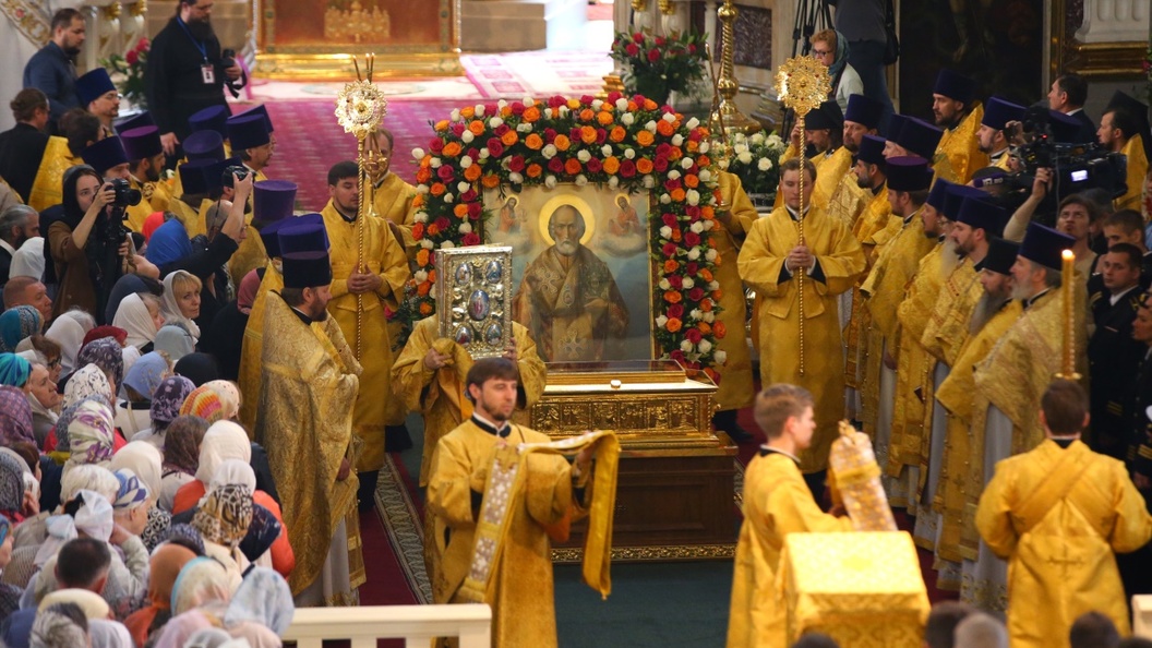 Имперская столица встретила святителя Николая Чудотворца Имперская столица встретила святителя Николая Чудотворца