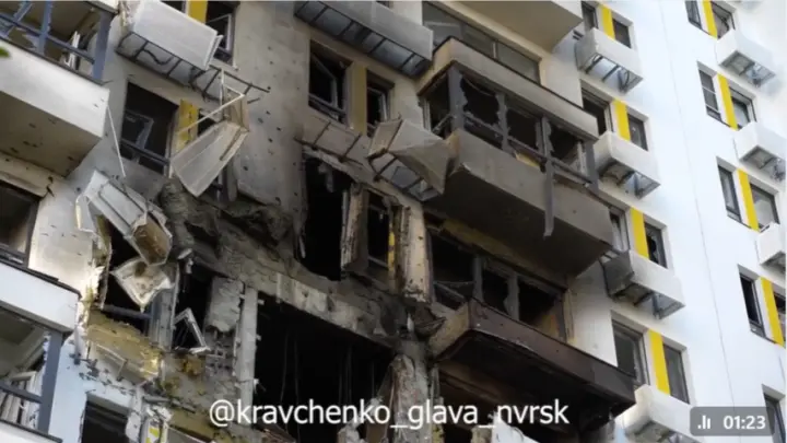 Видео с разрушениями после атаки ВСУ обнародовал глава Новороссийска Кравченко