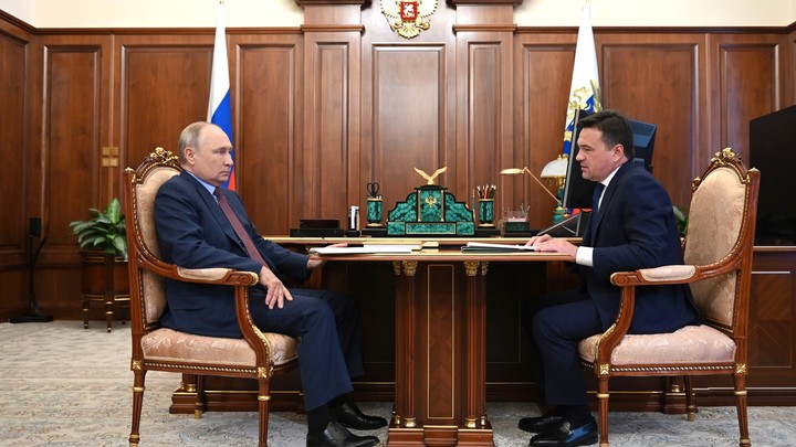 Путину доложили о сбитых в Подмосковье беспилотниках