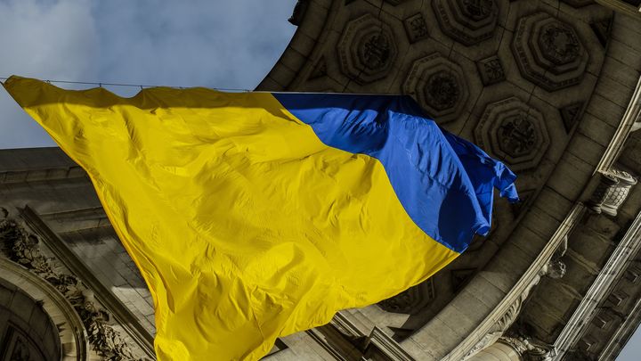 Провокация?: Военкор Котёнок возмутился наличием украинского флага у Ассамблеи СНГ в Петербурге