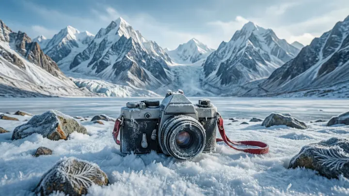 Русская альпинистка нашла в горах заледеневшую камеру со снимками 2008 года