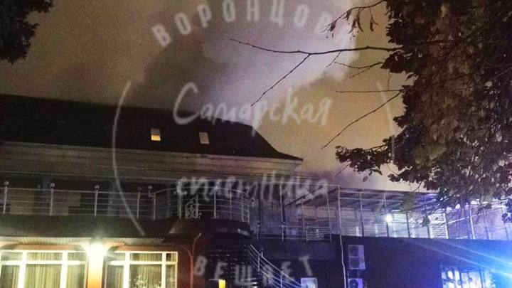 Не Просекко: в Самаре полностью потушен огонь в санатории Самарский
