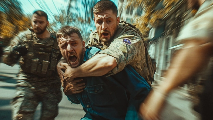 Бунт на Украине: Жители атакуют патрули ТЦК в рукопашную