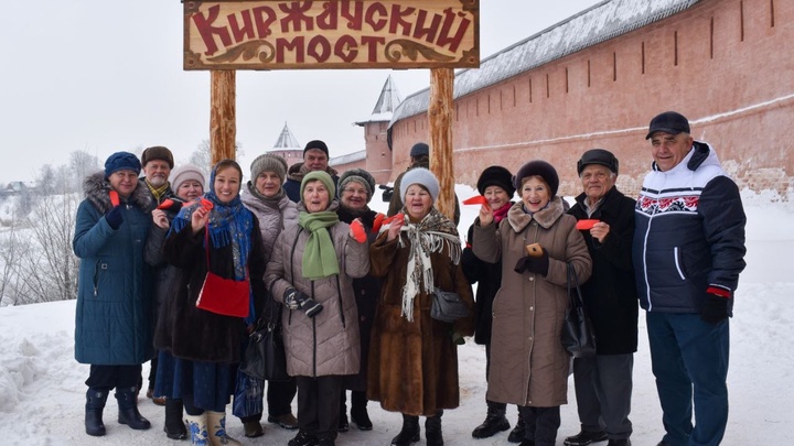 В Суздале торжественно открыт Киржачский мост в виде лестницы