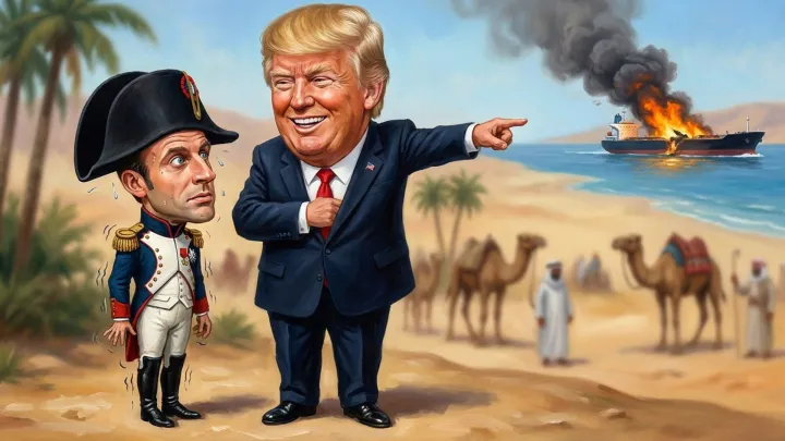 Трамп пошутил, что Макрон до сих пор восстанавливается после удара в челюсть от жены