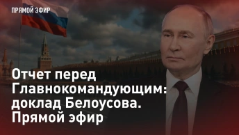 Отчет перед Главнокомандующим: доклад Белоусова. Прямая трансляция