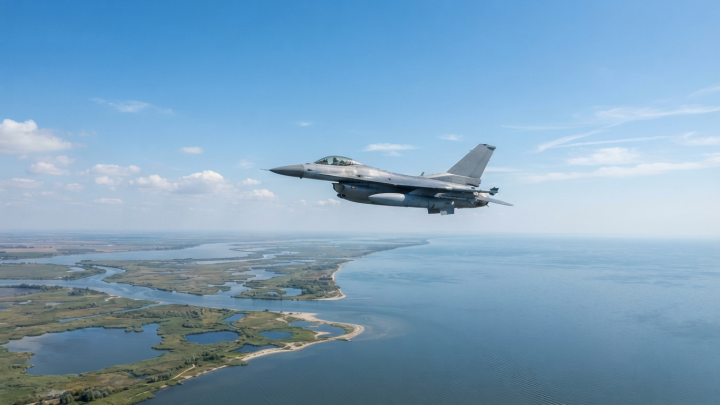 Истребитель F-16 сбил беспилотник в воздушном пространстве Румынии