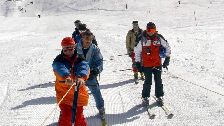На Красной Поляне туристы устроили драку в очереди на подъёмник