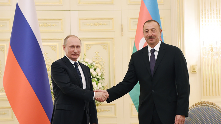 Путин отправил поздравление с днем рождения президенту Азербайджана