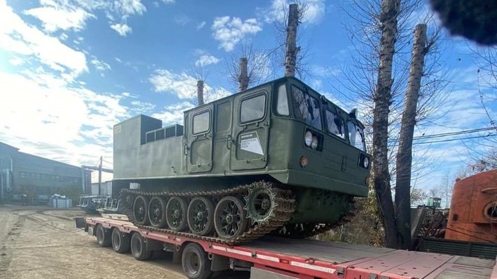 Новый снегоболотоход поступил забайкальским лесным пожарным