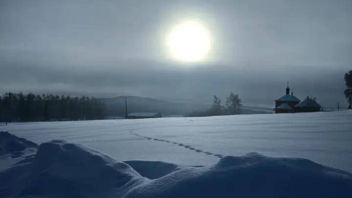Эксперт Позднякова объяснила природу феномена «ложного солнца» зимой