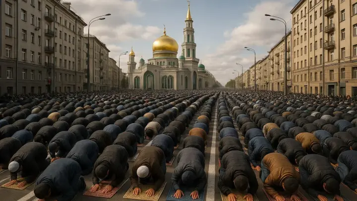 Москву ждёт штурм миллионной армии мигрантов. Власть будет захвачена: План уже озвучен, осталось дождаться момента