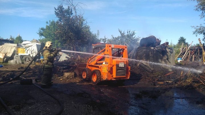 В Самаре при крупном пожаре завод Coca Cola не пострадал: что горело на Ракитовском шоссе 17 августа