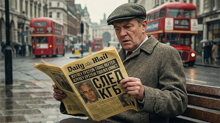 Эпштейн был агентом КГБ и дворецким Путина. Британцы запустили мощный антикриз о спецоперации Кремля. Вышло неловко