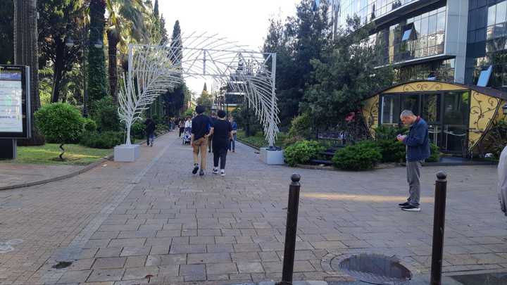 В Сочи сильный дождь затопил улицы