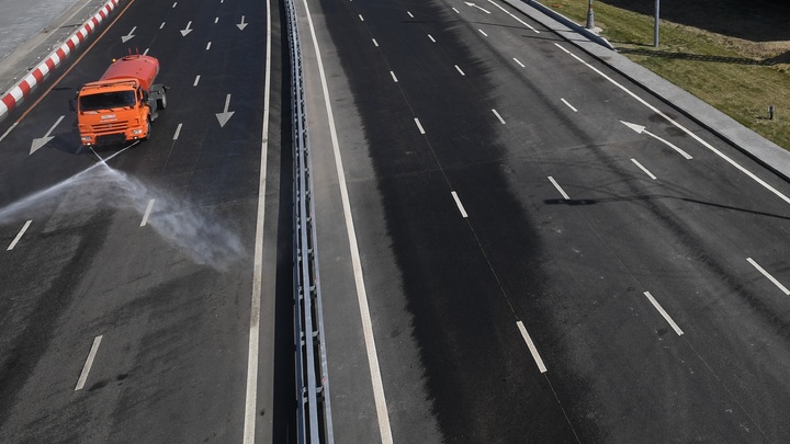 Путин и Собянин открыли головной участок трассы Москва - Казань