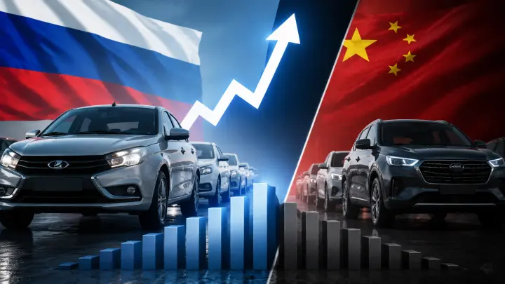 Русские авто отвоевали у «китайцев» 43% рынка и идут на рекорд