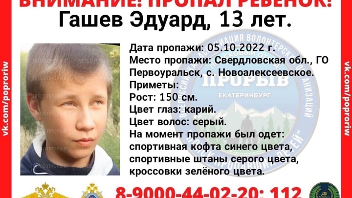 13-летний школьник пропал без вести в лесу в Свердловской области