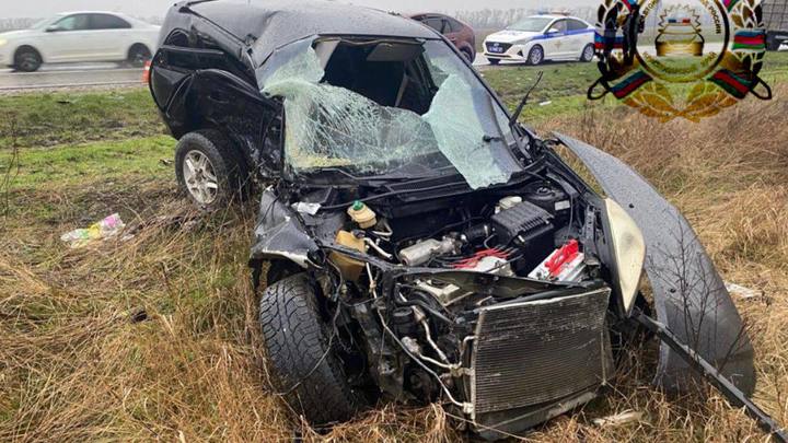 В Брюховецком районе в лобовом ДТП погиб ребёнок