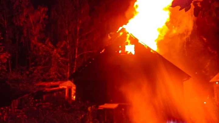 Горели сразу 8 домов: в МЧС раскрыли подробности о пожаре в садах в Екатеринбурге