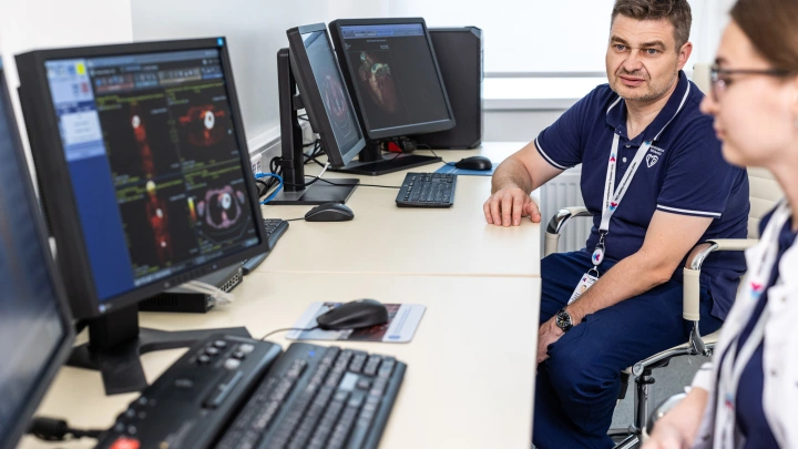 Собянин подвёл итоги первого года работы центра ядерной медицины в «Коммунарке» Собянин подвёл итоги первого года работы центра ядерной медицины в «Коммунарке»