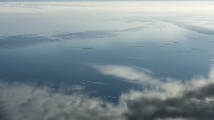 NASA обнаружило загадочный остров-призрак в Каспийском море