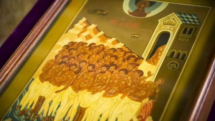 Жаворонки. День Сорока мучеников, в Севастийском озере мучившихся. Церковный календарь на 22 марта