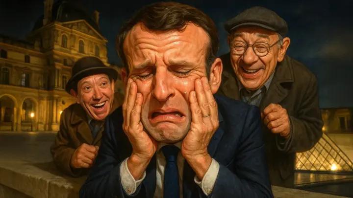 Захарова только пошутила. И тут Макрон потерял дар речи: Так его давно на место не ставили. Россия ударила по самому больному