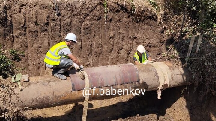 В Темрюкском районе из-за коммунальной аварии пропала вода в домах 50 тысяч человек