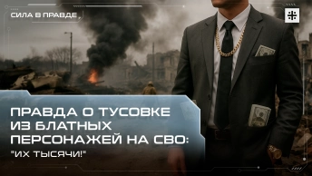 Правда о тусовке из блатных персонажей на СВО: Их тысячи!