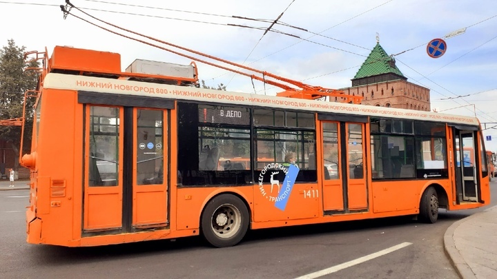 Троллейбус №8 вернётся на улицы Нижнего Новгорода 15 ноября