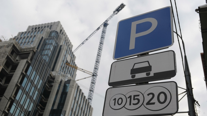 Места платной парковки в Москве обозначат синей дорожной разметкой