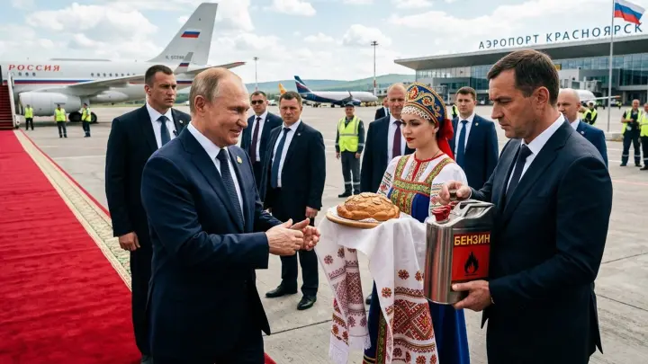 Путин уехал – бензин пропал: Власти Красноярска устроили дерзкий спектакль перед Президентом, обчистив соседний регион